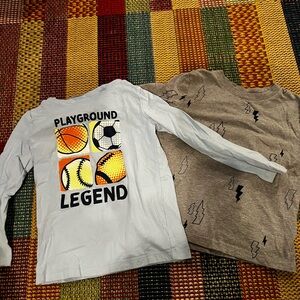Cat & Jack and Carter’s long sleeve tee shirts bundle
